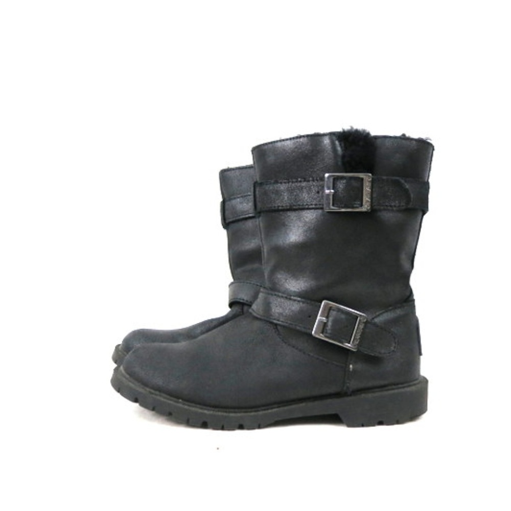 Black Suede Winter Snow Boots Bearpaw Women's 9